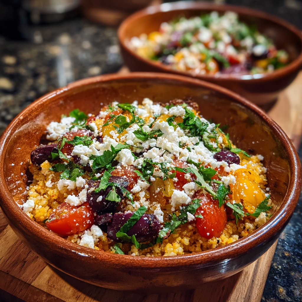 Mini Mediterranean Grain Bowls
