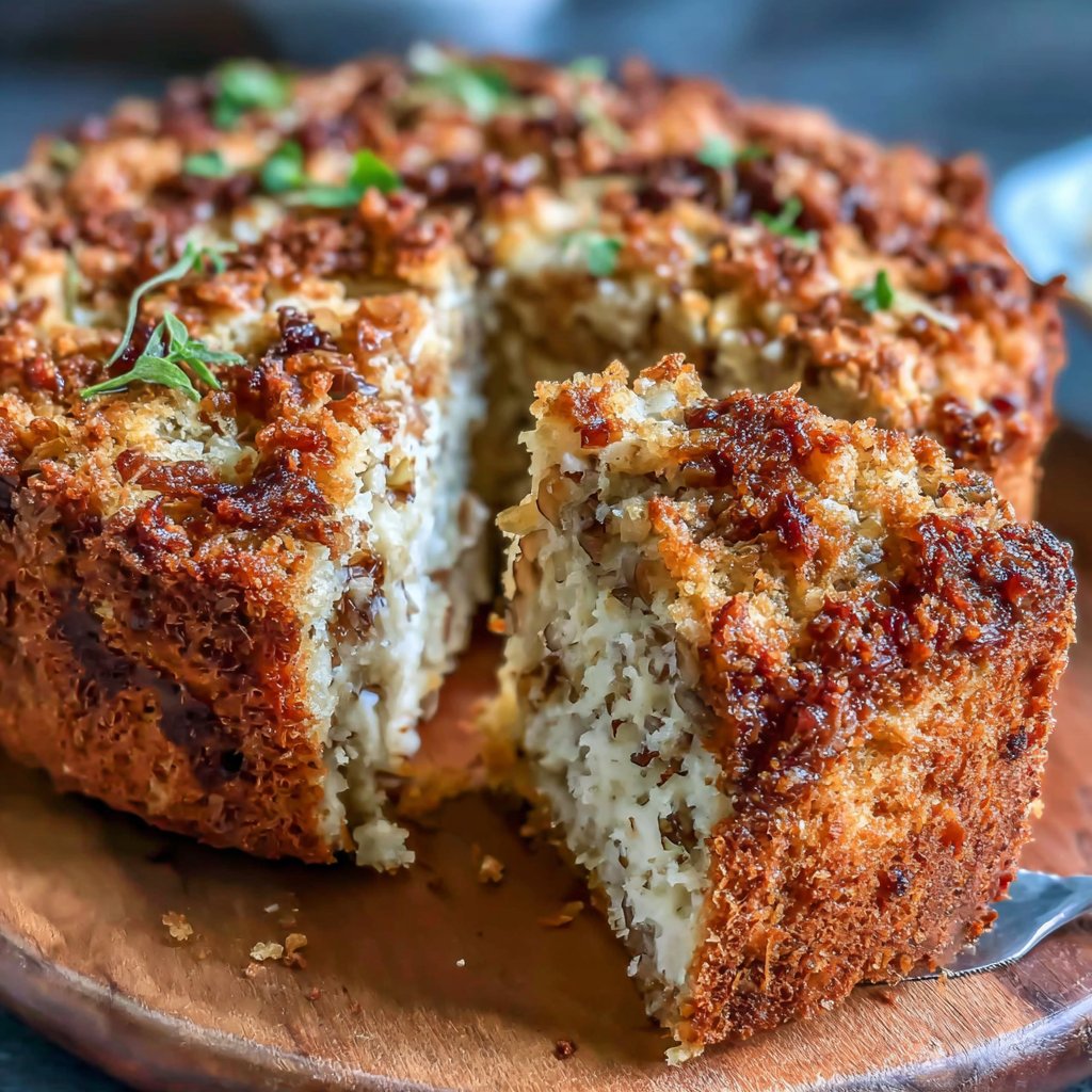 Spiced Dandelion Nut Cake