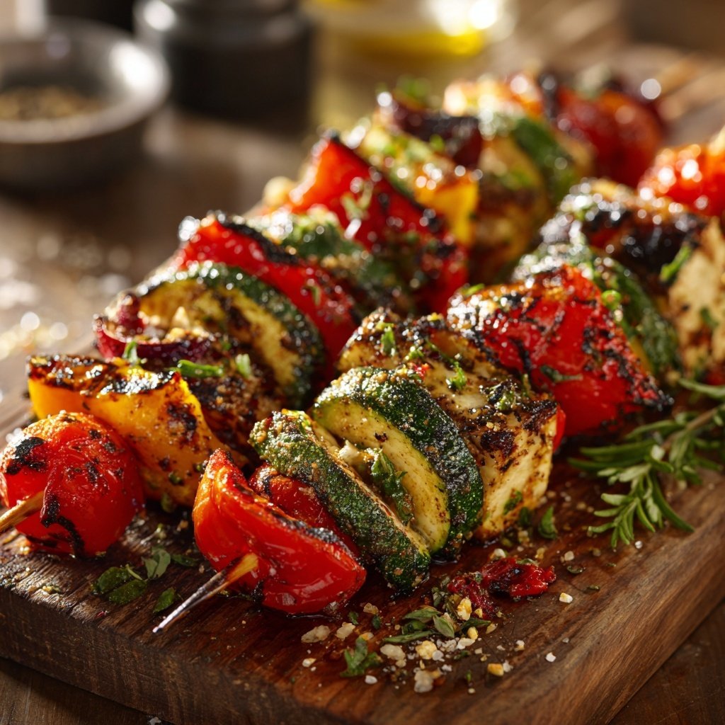 30-Minute Spring Veggie Skewers