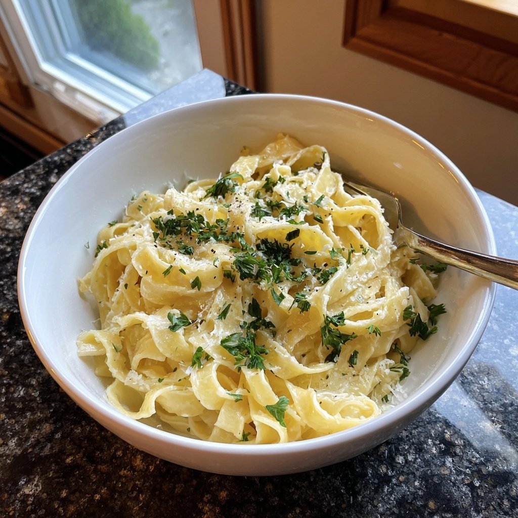Quick Garlic Butter Pasta
