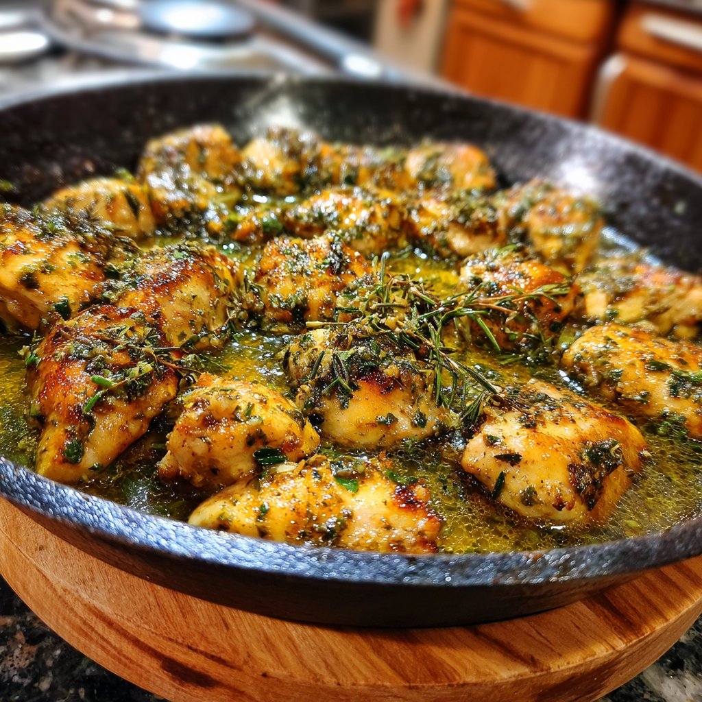 Garlic Herb Chicken Skillet